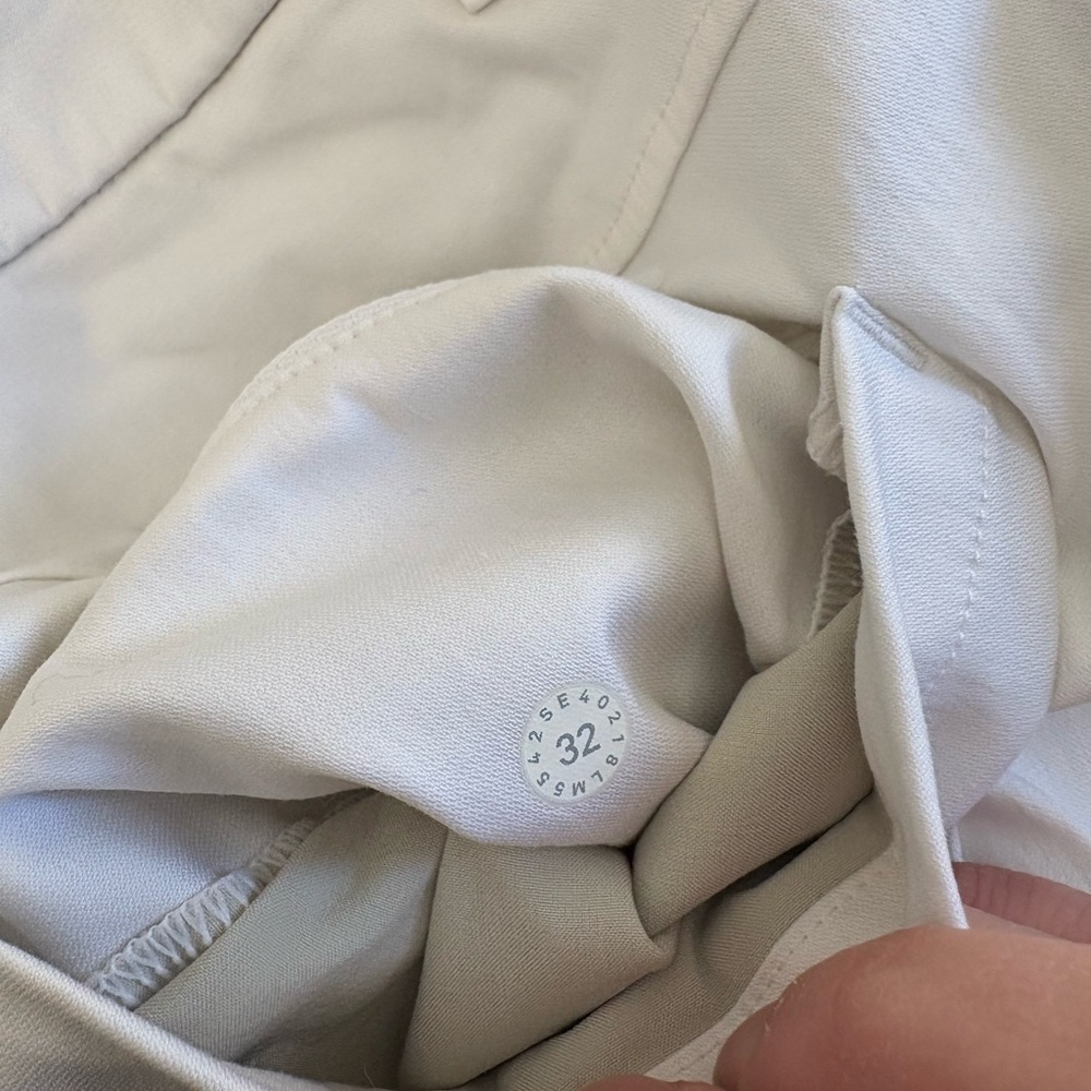 Lululemon Men ABC Slim Pant Size 32 White *see description - Picture 6 of 14